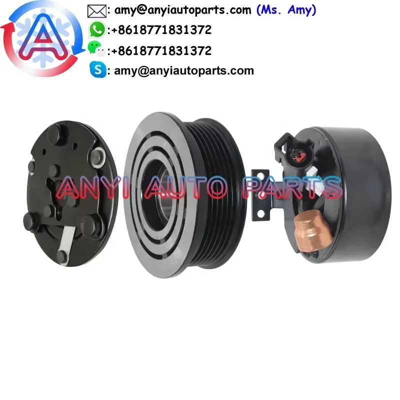 CA8034 سيارة السيارات التيار المتناوب قابض الضاغط الجمعية 6PK لفورد مونديو/مازدا R21BYU-19D629-AA XS7H-19D629-EA YS7H-19D629-BB