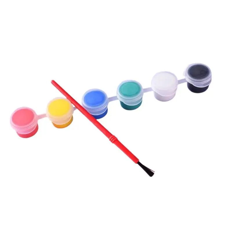 50PCS Small Paint Brush For Oil Acrylics Watercolor Gouache Model Painting Children Art Brush For School Art Project