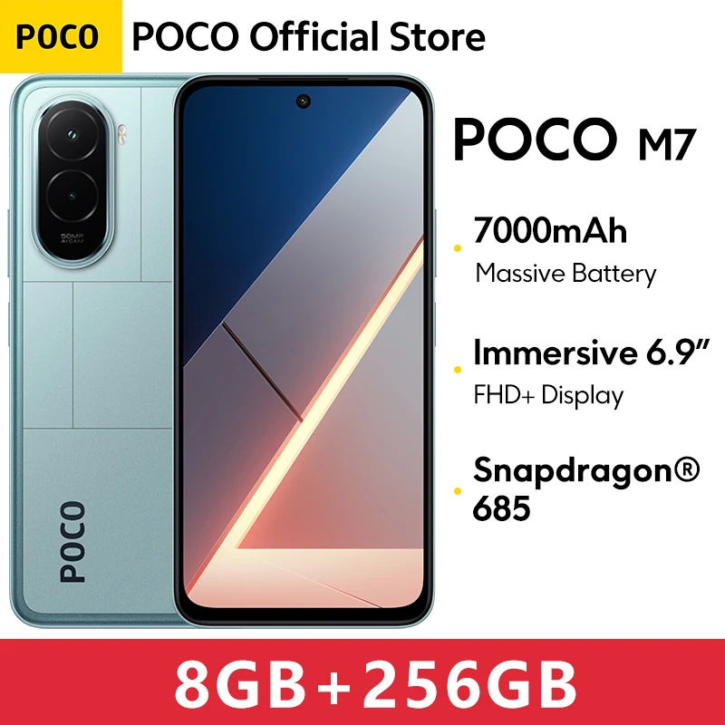 POCO M7 グローバル版 スマートフォン 128GB/256GB Snapdragon 685
