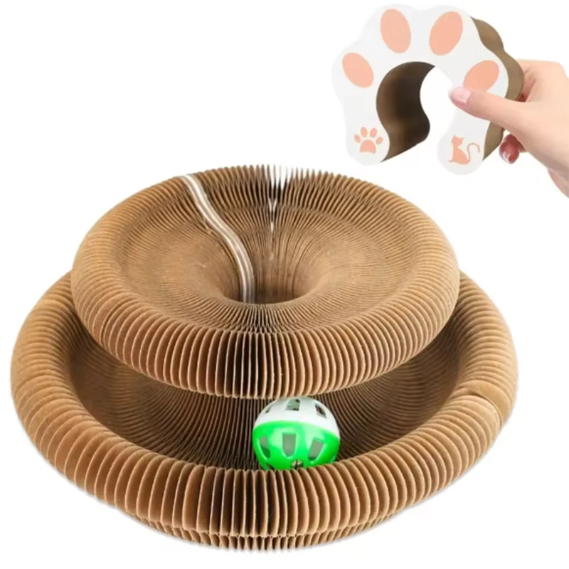 Cat Accordion Magic Organ Cat Scratching Board Cat Toy Ball Scratch Pad Cat Scratcher Kitty Kurlz Cat Toy image 6