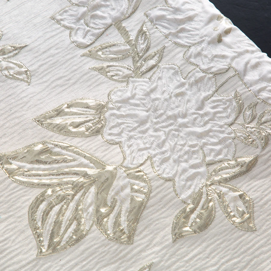 African Brocade Lace Fabric Latest 2025 Nigerian Gilding Lace Fabric Jacquard Lace Fabric for Women Party Dresses,5yards TY4422