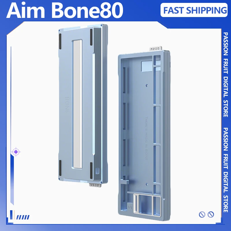 Aim Bone80 メカニカルキーボードケースアルミ Pcb 合金カスタム磁気スイッチ Gamezone ゲーマーキーボード Wooting 80He PC ギフト