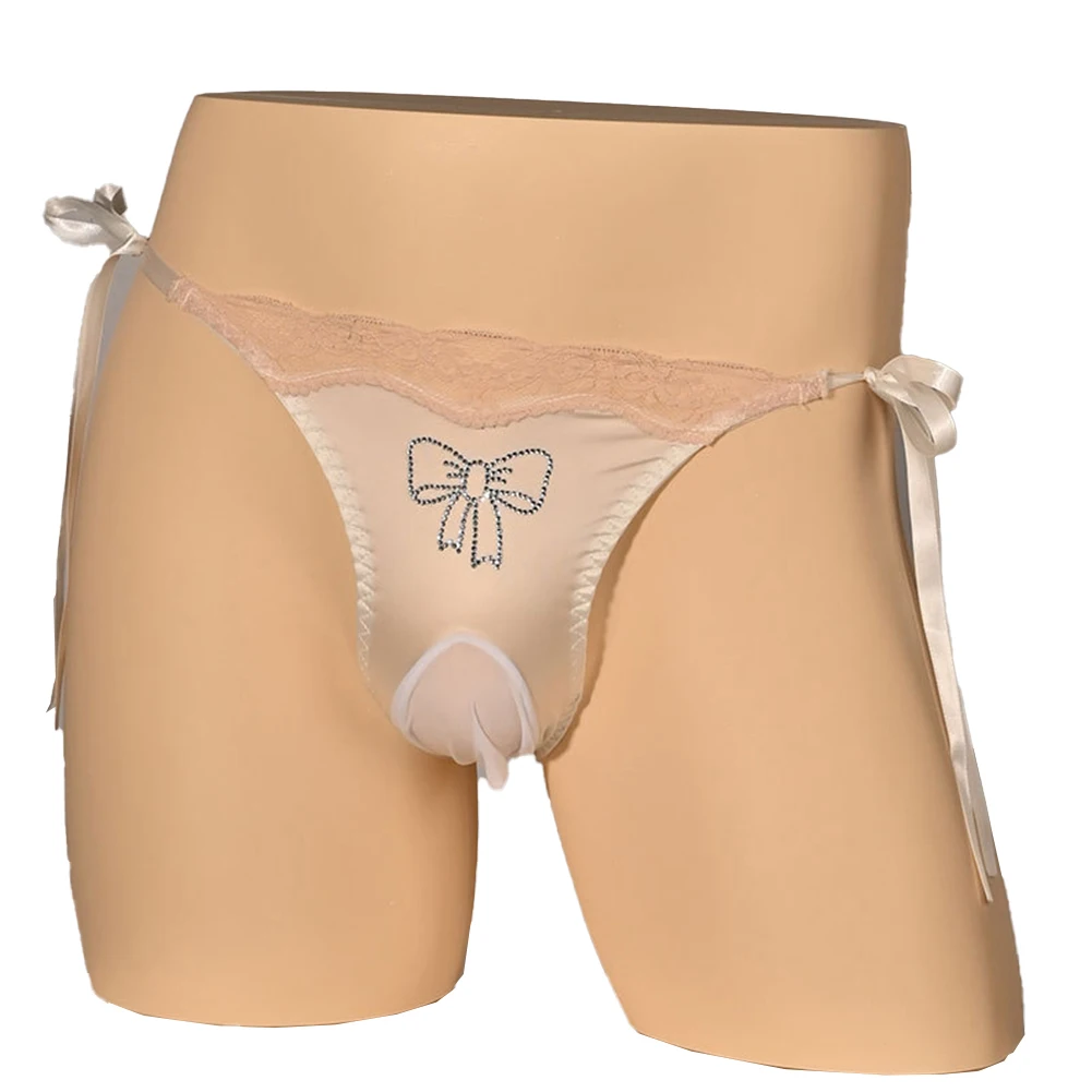 男性用のセクシーなシルクサテンの下着,ローウエストのポーチ,ひも,シームレスな下着,エロティックなストラップ,短いゲイのランジェリー