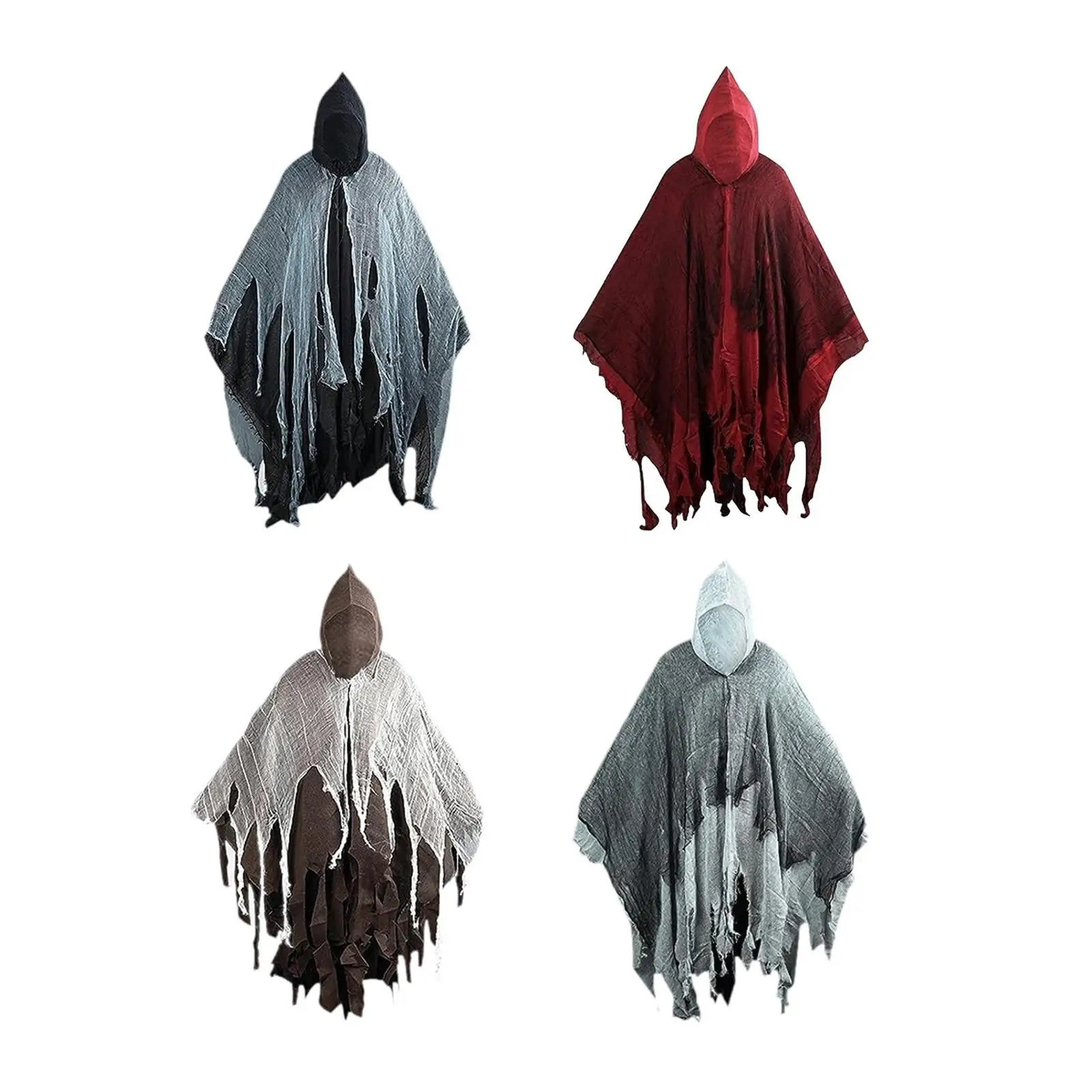 

Costume Haunted Hooded Capes,Props Cloaks for Party Favor,Dress up,Photo Props