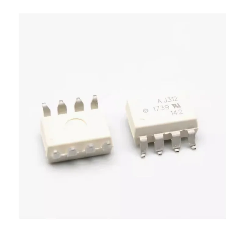 10pcs/lot Direct Plug Dip8 Chip HCPL-J312 Brand New & Original Logic Output Coupler for Aj312