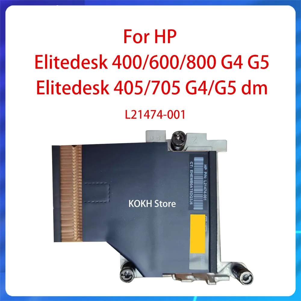 

New Original 65W Heatsink for HP Elitedesk 400/600/800 G4/G5 OR Elitedesk 405/705 G4/G5 Dm Series,P/N L21474-001