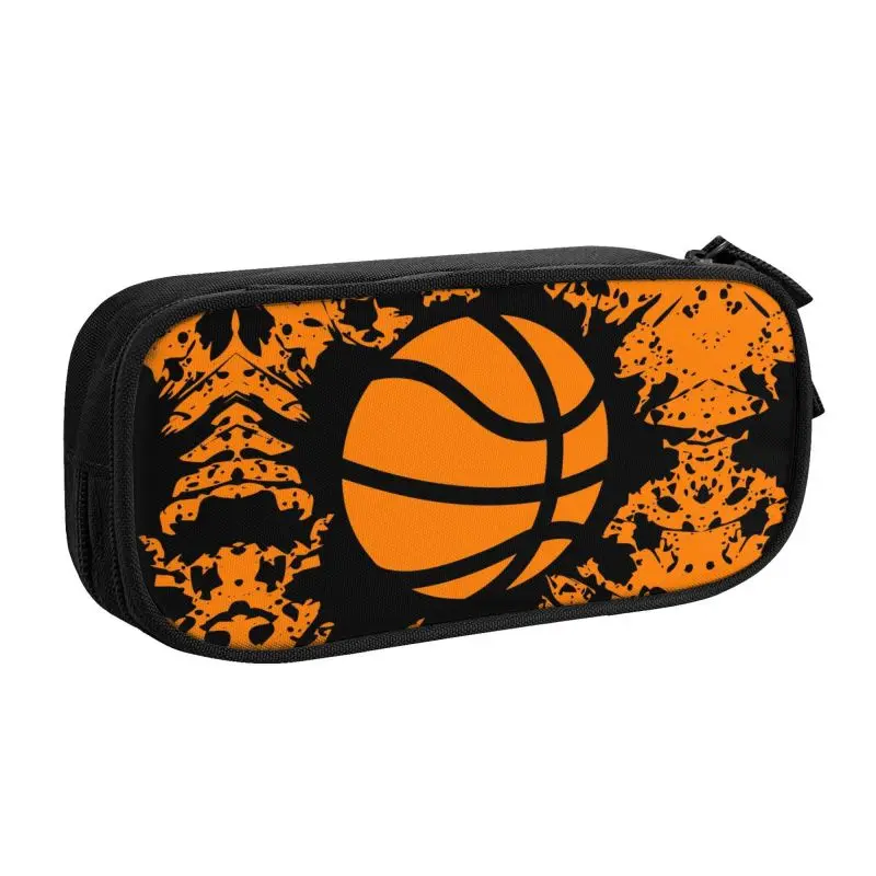 Basketball Splat School Pencil Cases Girl Boy Large Capacity Pencil Box Students Stationery