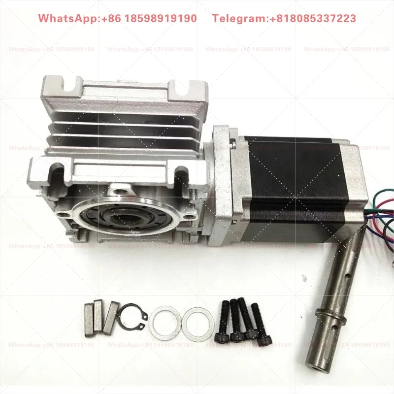 Worm Gear BLDC Brushless DC Motor 80W 100W 120W 180W 200W 400W 80mm Frame 12V 24V 48V Optional Nema23 Nema34 Planetary Gear