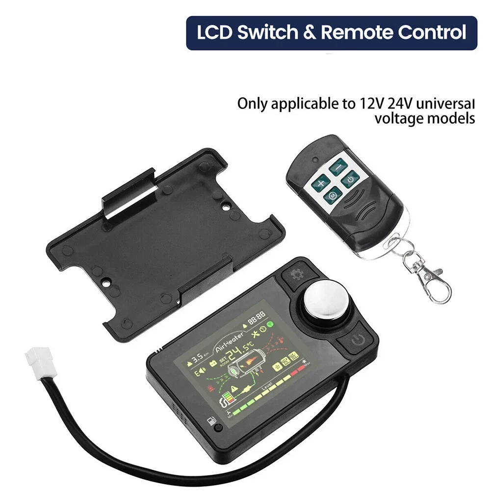 12V-24V Car Air Diesel Heater LCD Switch Parking Controller Bluetooth Remote Control 3 Wires LCD Monitor