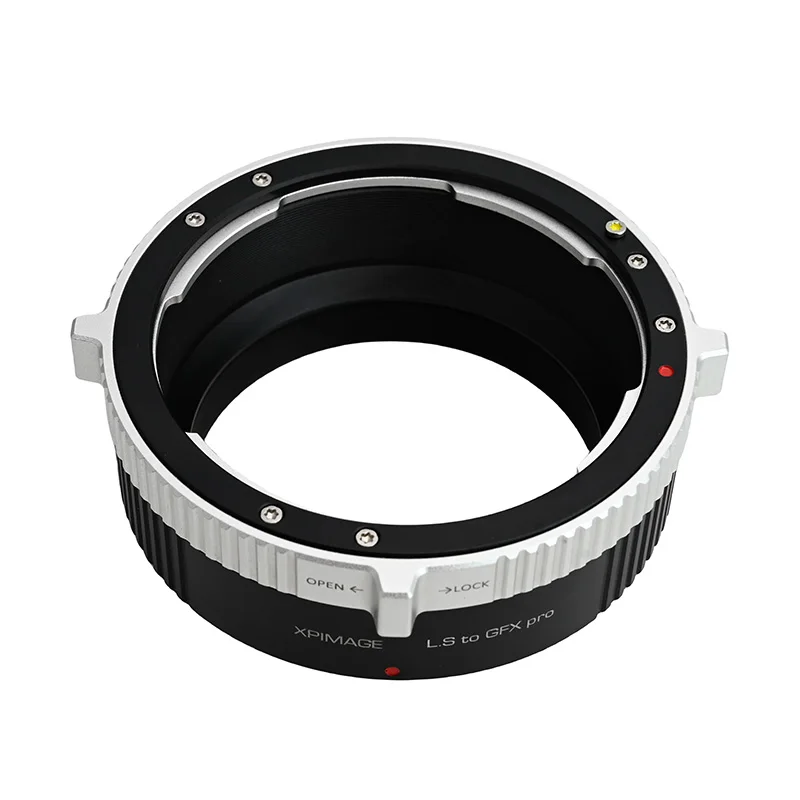 XPimage LS-GFX Manual Focus Lens Lock Adapter for Leica S Lens to Fujifilm GFX Mount Camera GFX100S/GFX100II/GFX100/GFX50SII/50S