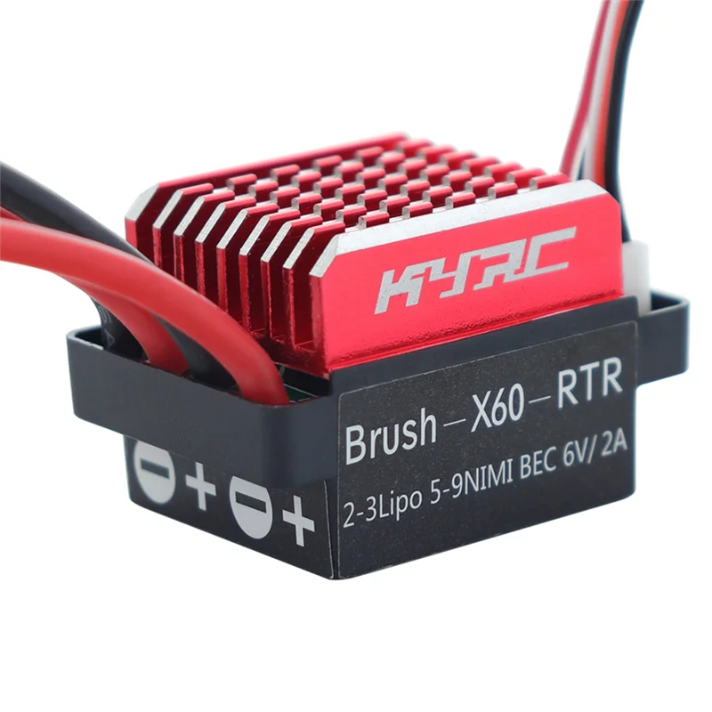 JY-60A Waterdicht Geborsteld ESC Voor 1/10 RC Crawler Tamiya Traxxas TRX4 Axiale Scx10 Vervanging