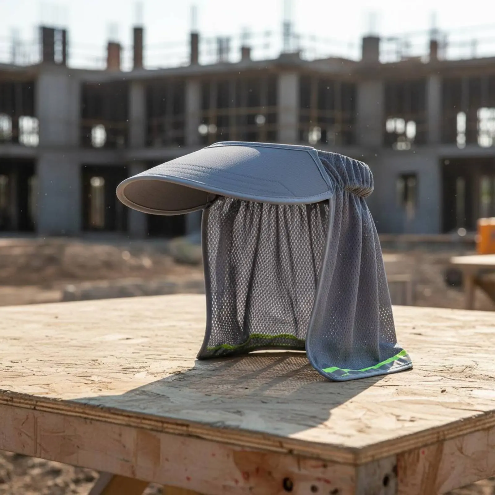 

Safety Helmet Sun Visor Reflective Strip Hard Hat Sun Shade Full Edge Neck Shade Easy-Clean Individual Safety Gear