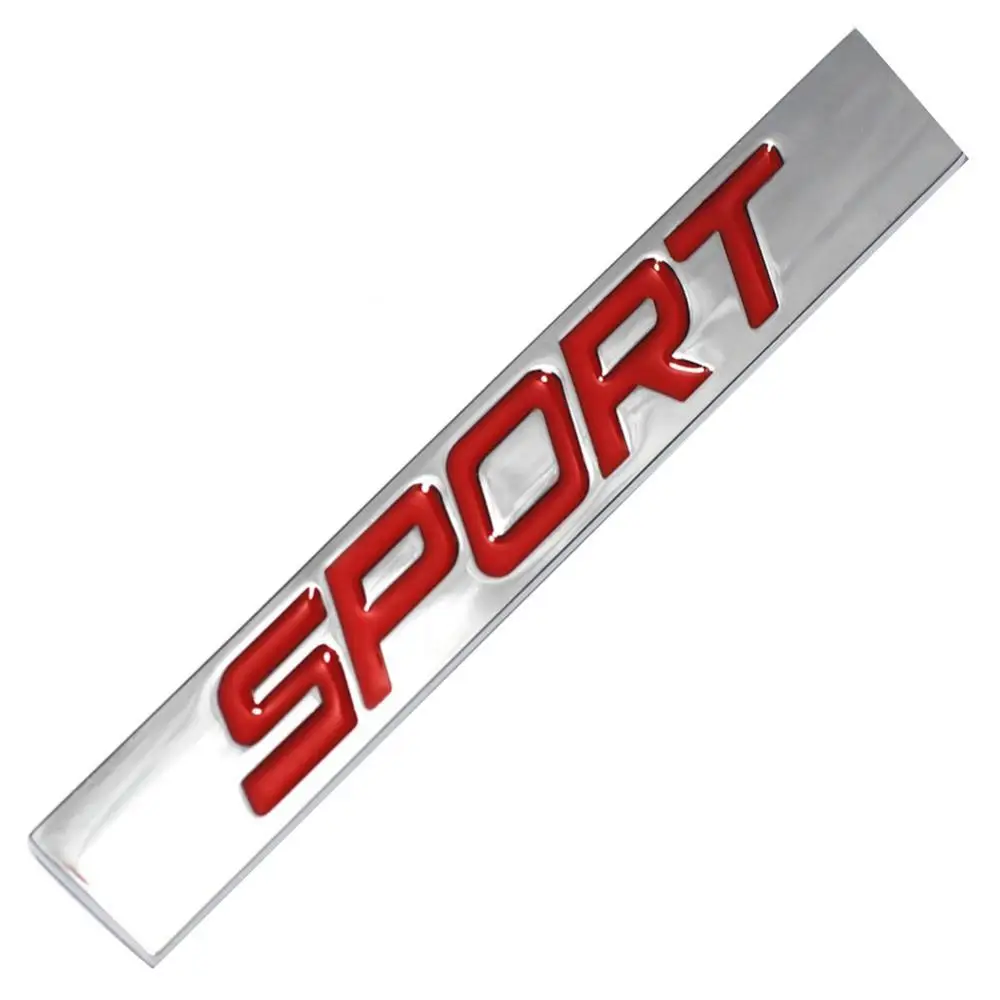 

Sticker Decoration SPORT Letter Metal Car Vehicle Rear Trunk Body Emblem Badge Sticker