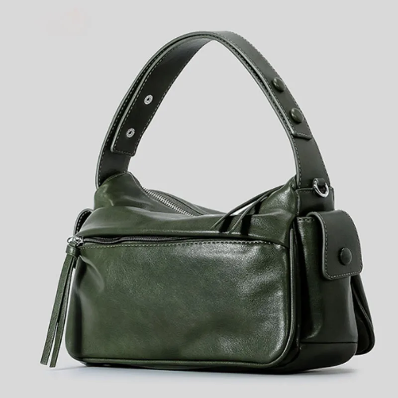 

New soft leather women bag design single shoulder crossbody bag simple commuting women handbag