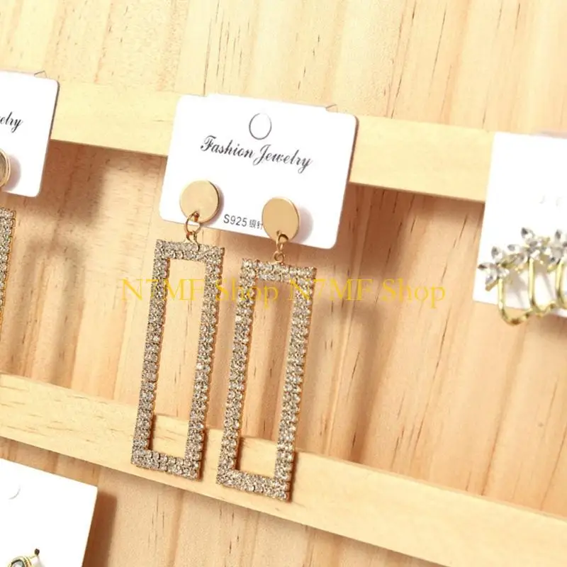 

N7MF Multifunctional Earring Display Holder Home Jewelry Stand Texture Suitable for Jewelry Collectors Present