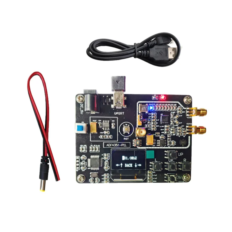 

Single Chip Microcomputer Phase-Locked Loop ADF4351Onboard Module STM32 Sweepers 35M-4.4GRF Signal Source