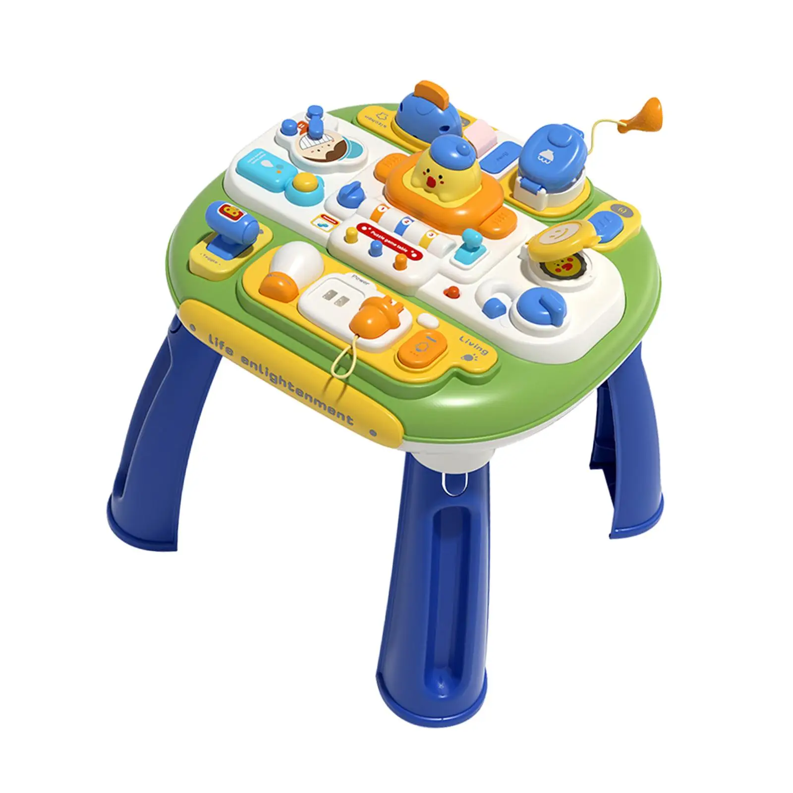 Busy Activity Table Toy Fine Motor Skill Development Pretend Baby Play Table for Girls Boys Valentines Day Gift Montessori Toys