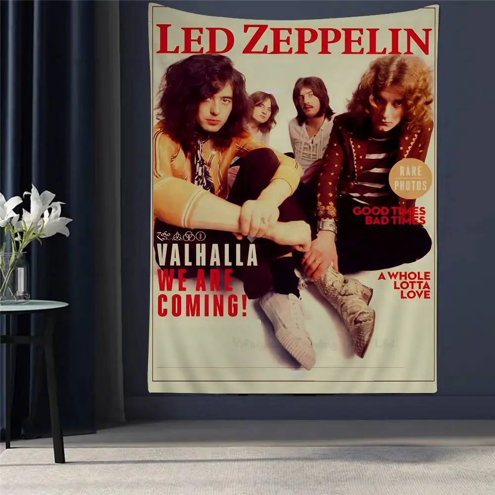 

Группа L-Led Z-Zeppelin, гобелен для гостиной, домашнего декора в общежитии, художественный домашний декор