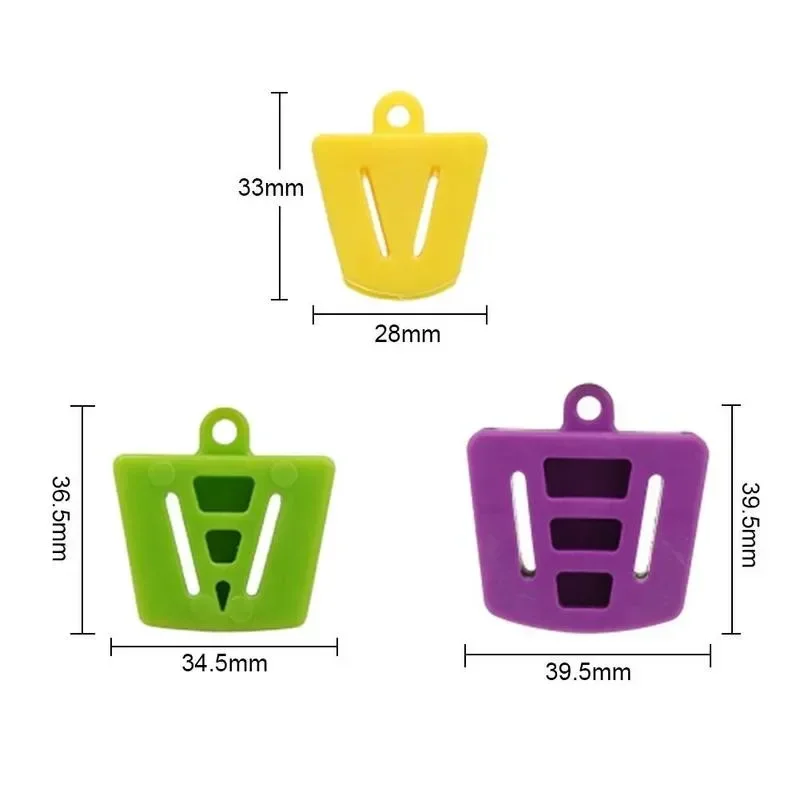 3Pcs Dental Silicone Mouth Prop Bite Blocks, Mouth Opener L M S 3 Colors, Dentistry Tool
