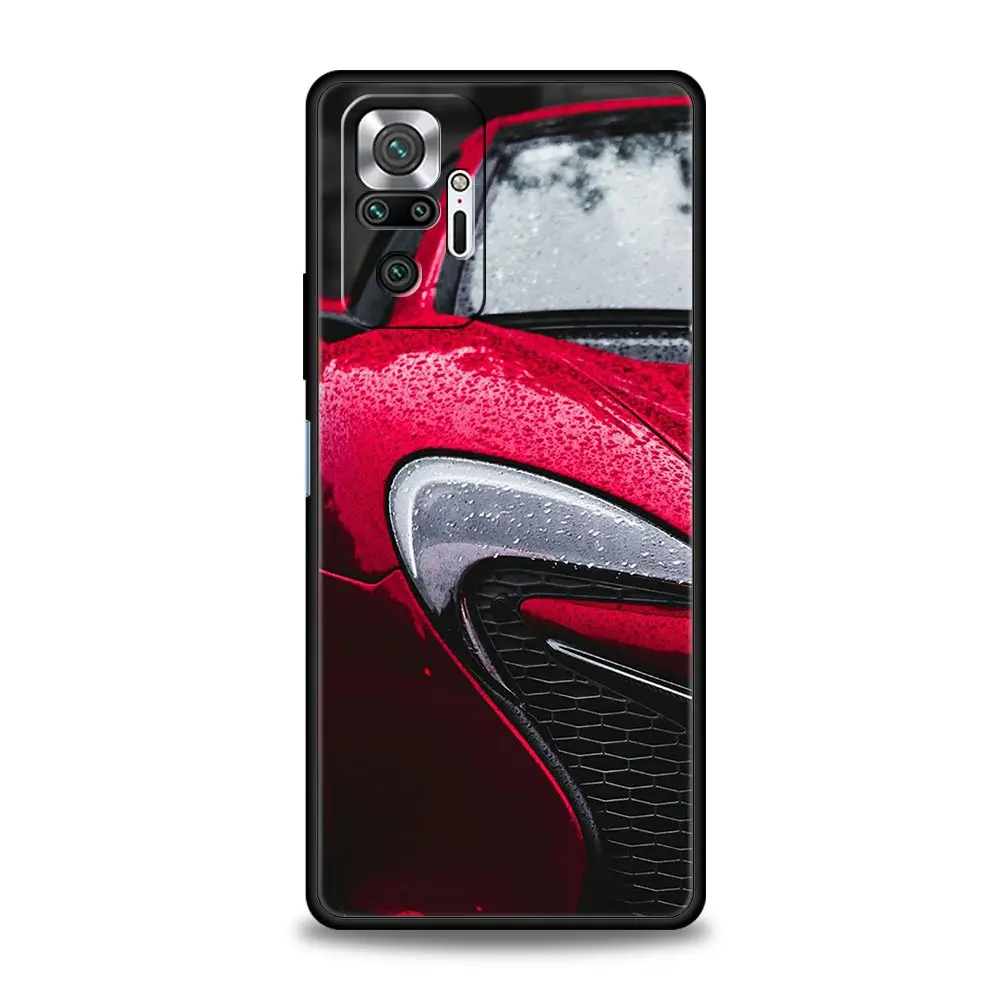 Super Car Sport Phone Case For Xiaomi Redmi Note 13 12 5G 11 10 Pro Plus 4G 9S 9 8 7 9T 13C 12C 10C 9C 9A Soft Silicone Cover