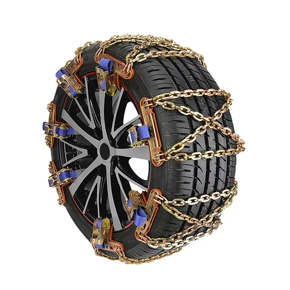 

For 145-215mm Tire Universal Steel Truck Car Wheels Tyre Tire Snow Chains Belt Winter Anti-skid Vehicles SUV Wheel Chain