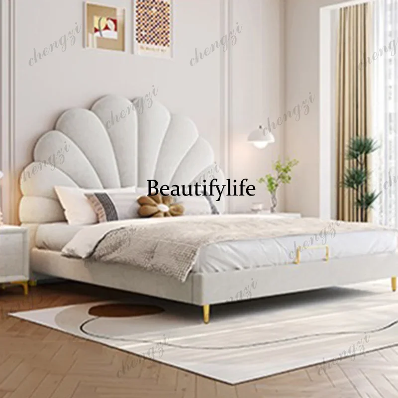 Q181   Design Bed Bedroom Frame Sofa Modern Human Dog Double Massage Bed Single Platform Letto Matrimoniale Trendy Furniture
