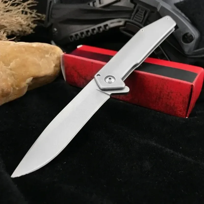

ks1720 pocket Folding Knife 8Cr13Mov Blade 420 steel handle edc multitool knives Portable selbstverteidigung Survival Knife