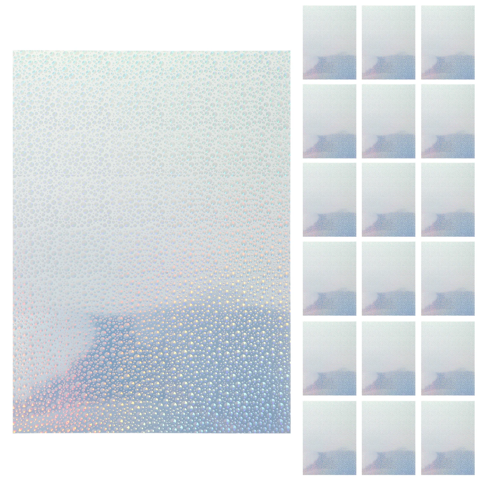 20 Sheets Blank Labels Printable Sticker Paper Perfect Size for Easy Storage and Carrying Sticker Paper for Printer