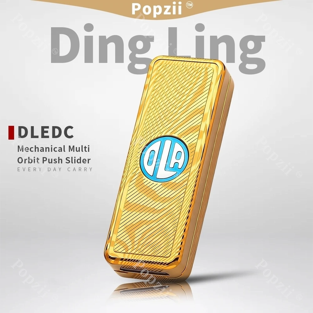

Механический слайдер DLEDC DingLing EDC Damascus Gilding: игрушка-антистресс для взрослых DingDing Push Slider