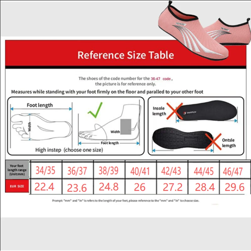 Männer Frauen Tauchen Schuhe Strand Schwimmen Wasser Sport Sneaker Fitness Tanz Schwimmen Surfen Schnorcheln Schuh – Detail 1