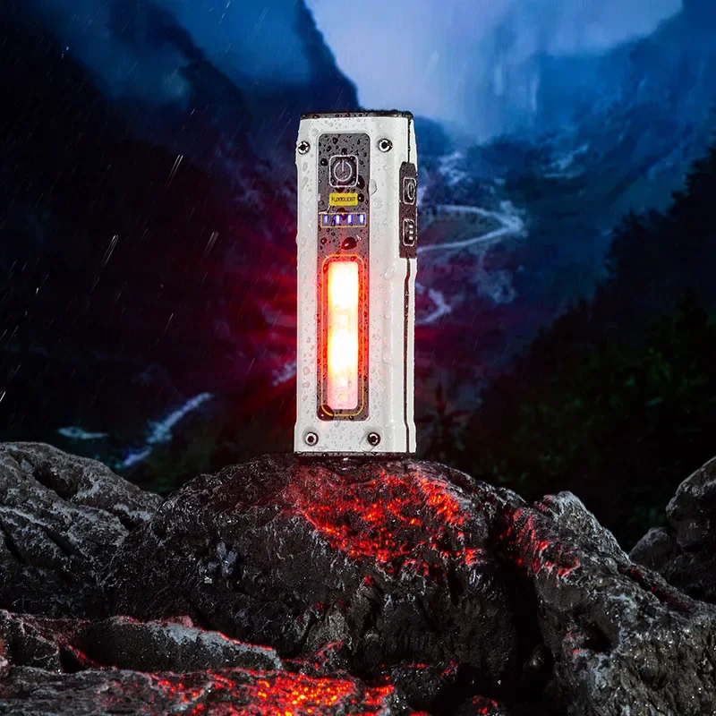 Mini LED Power Bank Flashlight Outdoor Emergency Service Lamp Portable Rechargeable Torch Fishing Hiking Camping Light