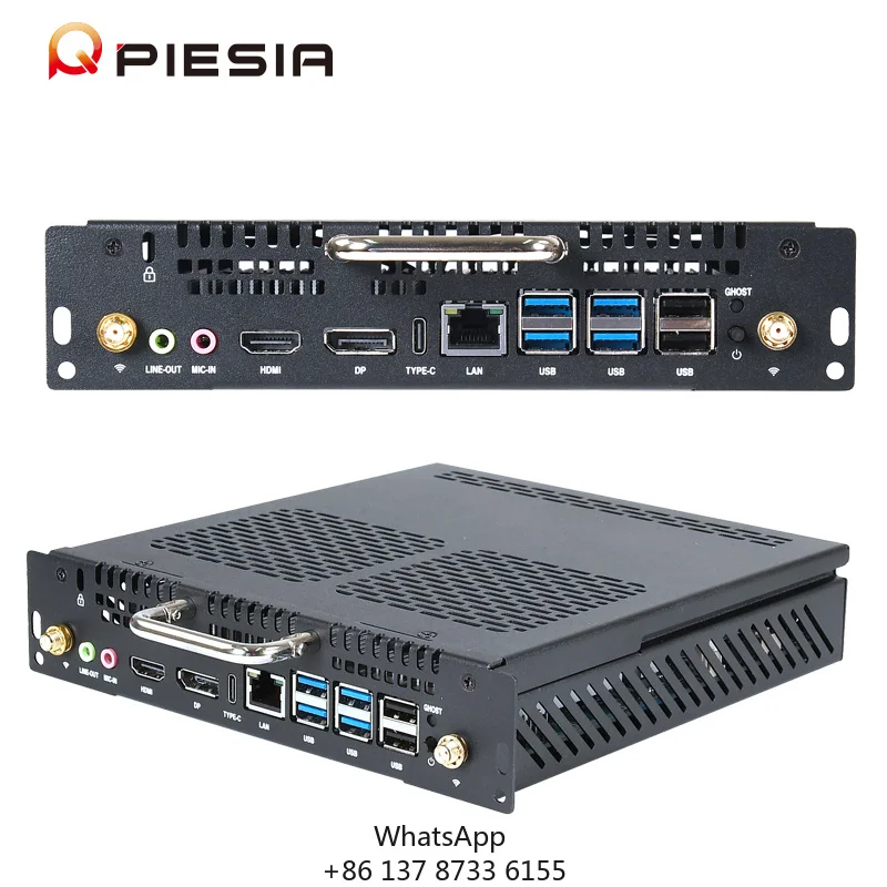 180x195x42mm OPS Mini PC Intel 12th Gen Core I5 12450H 2*DDR4 80Pins Barebone OPS Computer For Interactive Whiteboard
