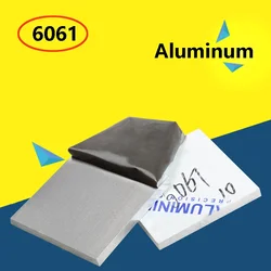 Placa de Aleación de aluminio 6061, bloque de corte por láser, piezas de modelo de Material de bricolaje, marco de coche, Metal para vehículos, industria del barco, 1 piezas
