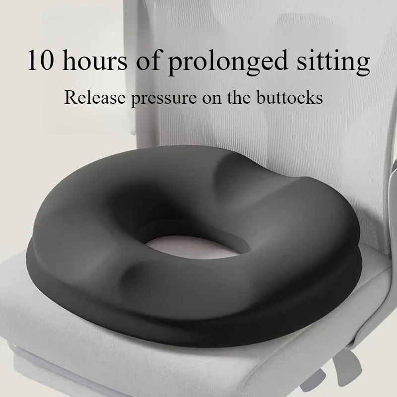 Memory Foam Tail Vertebra Hemorrhoids Cushion Decompression Postoperative Office Chair Cushion Butt Cushion Breathable