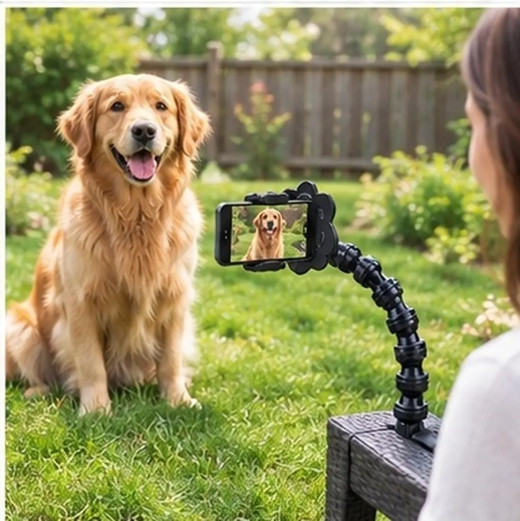 .6cm Pet Photo Live Artifact Portable Selfie Stick Handy Tool for Dogs Cats Puppies Photo Tool Phone Holder