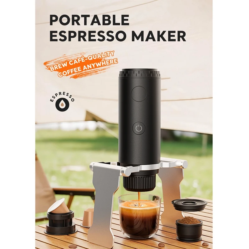 

Wireless Portable Espresso Maker Travel Coffee Machine Smart Extraction Wireless Heating Coffee Cup-ABYS