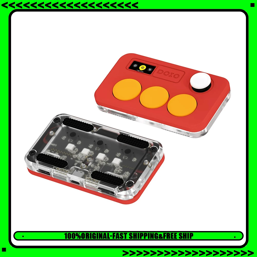 DOIO KBGM-M03-HE Game Keyboard Parameter Real-Time Adjustment Independent Light Control Music Keyboard Aluminum Alloy Material