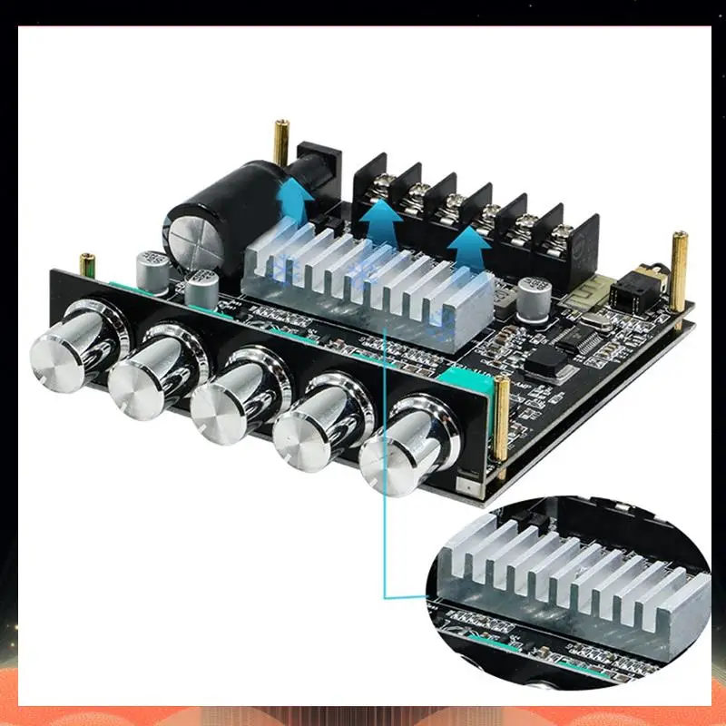 

2.1 Channel Bluetooth-Compatible Audio Power Amplifier Module BT 5.1 3.5Mm AUX 50Wx2+100W AMP Board Amplifier Board-TCE