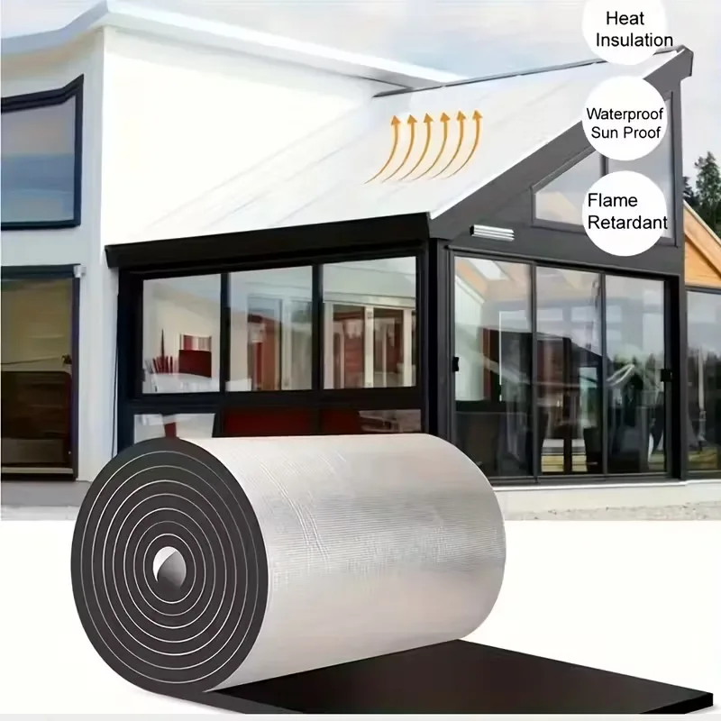 

Soundproofing Insulation Foam Self Adhesive High Density Fire Resistant Pad for Bedroom Wall Roof Studio Noise Reduction Mat