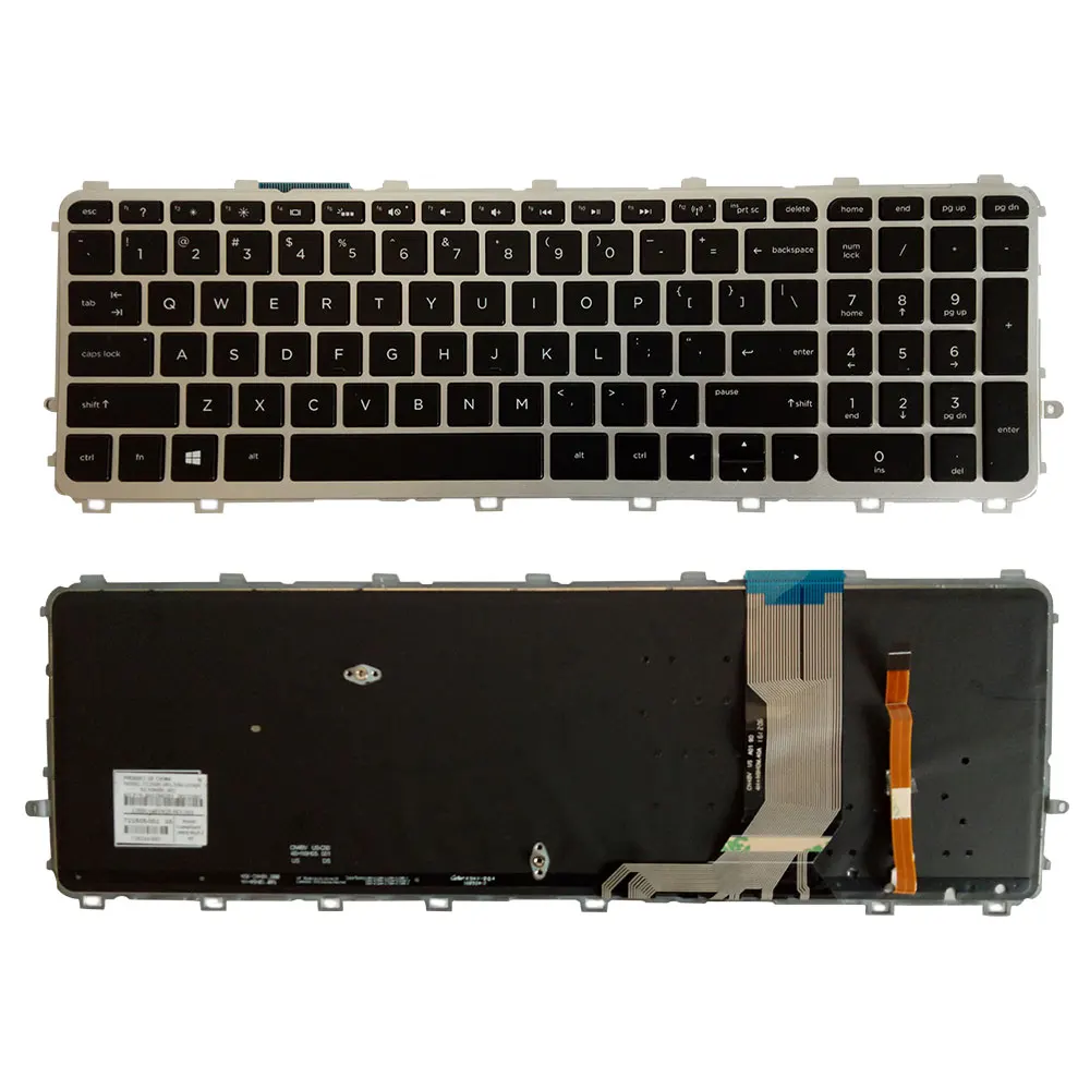 New For HP ENVY 17-J010US 17-J020US 17-J034CA 17-J040US 17-J050 M7-J010DX M7-J078CA M7-J120DX Laptop US Keyboard Backlit