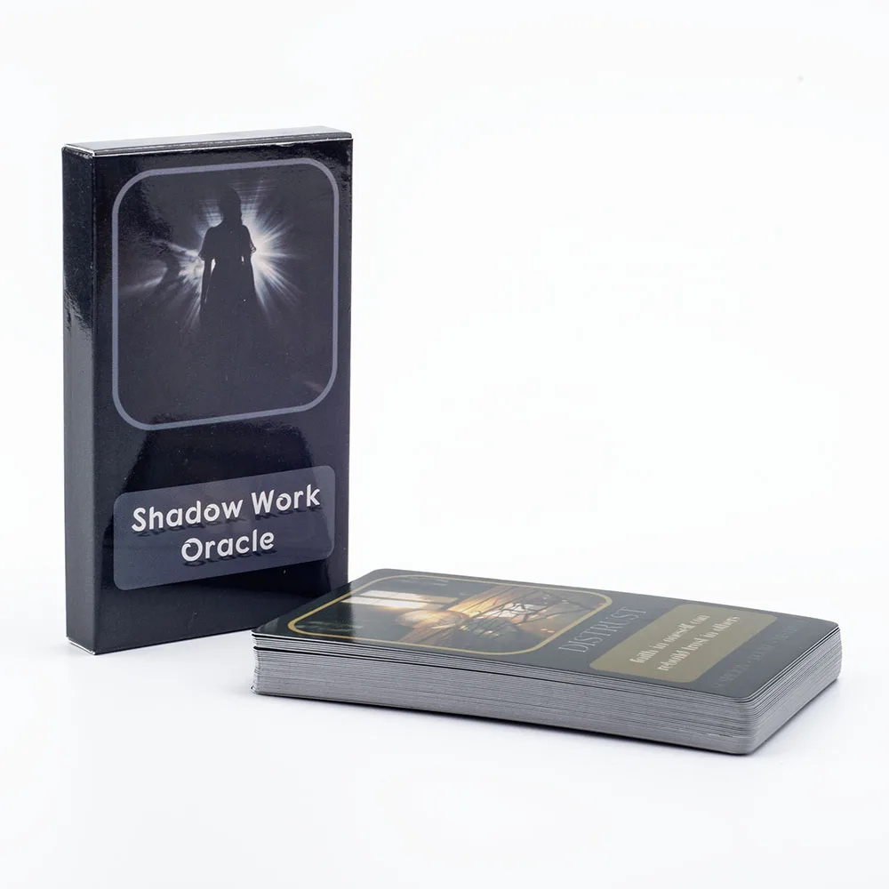 Shadow Work Oracle for Family Party High Quality Fortune Borad Game Deck with 33 English Visions Divination Cards 10.3*6.1cm