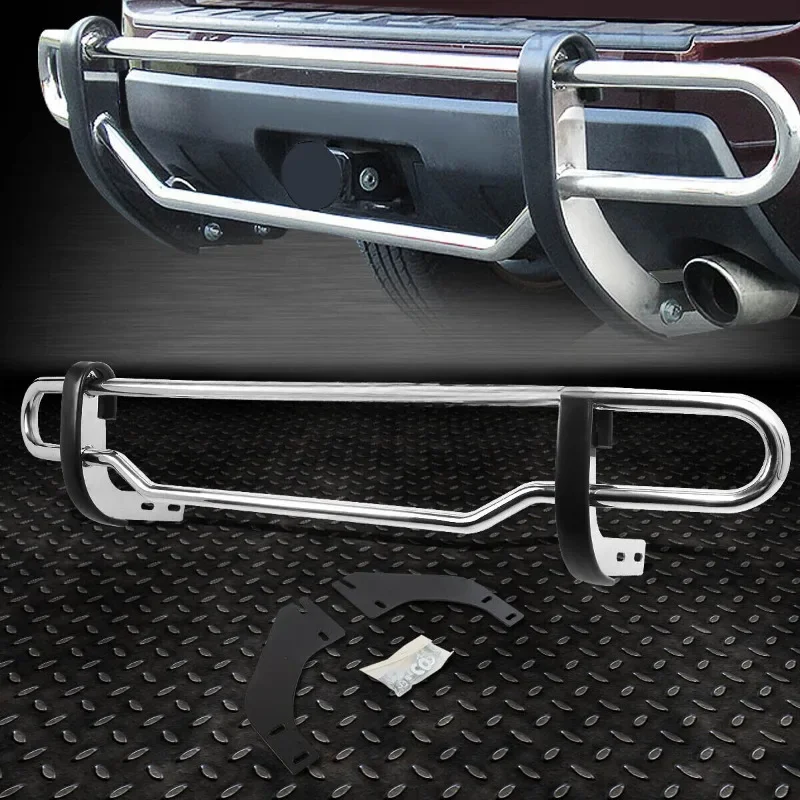 

US FOR 2008 2009 2010 2011 2012 ESCAPE/TRIBUTE STAINLESS STEEL DOUBLE BAR REAR BUMPER PROTECTOR GUARD