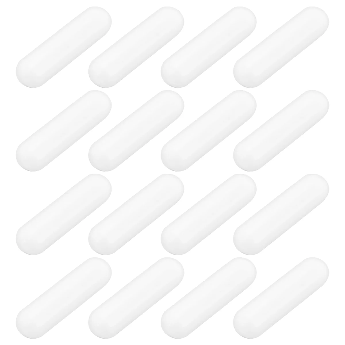 16 Pcs PTFE Magnetic Stirrer Mixer Stir Bar Stir Rod Magnetic Stir Plate Bar, Stir Plate Magnet Stick (30 mm/ 1.18 Inch)