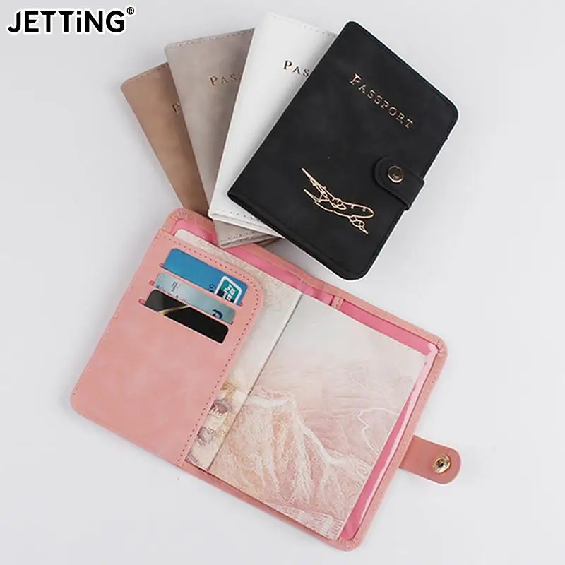 PU Leather Passport Holder Covers Case Waterproof Travel Credit Card Wallet Cute Passport Book For Women/Men Passport Cover