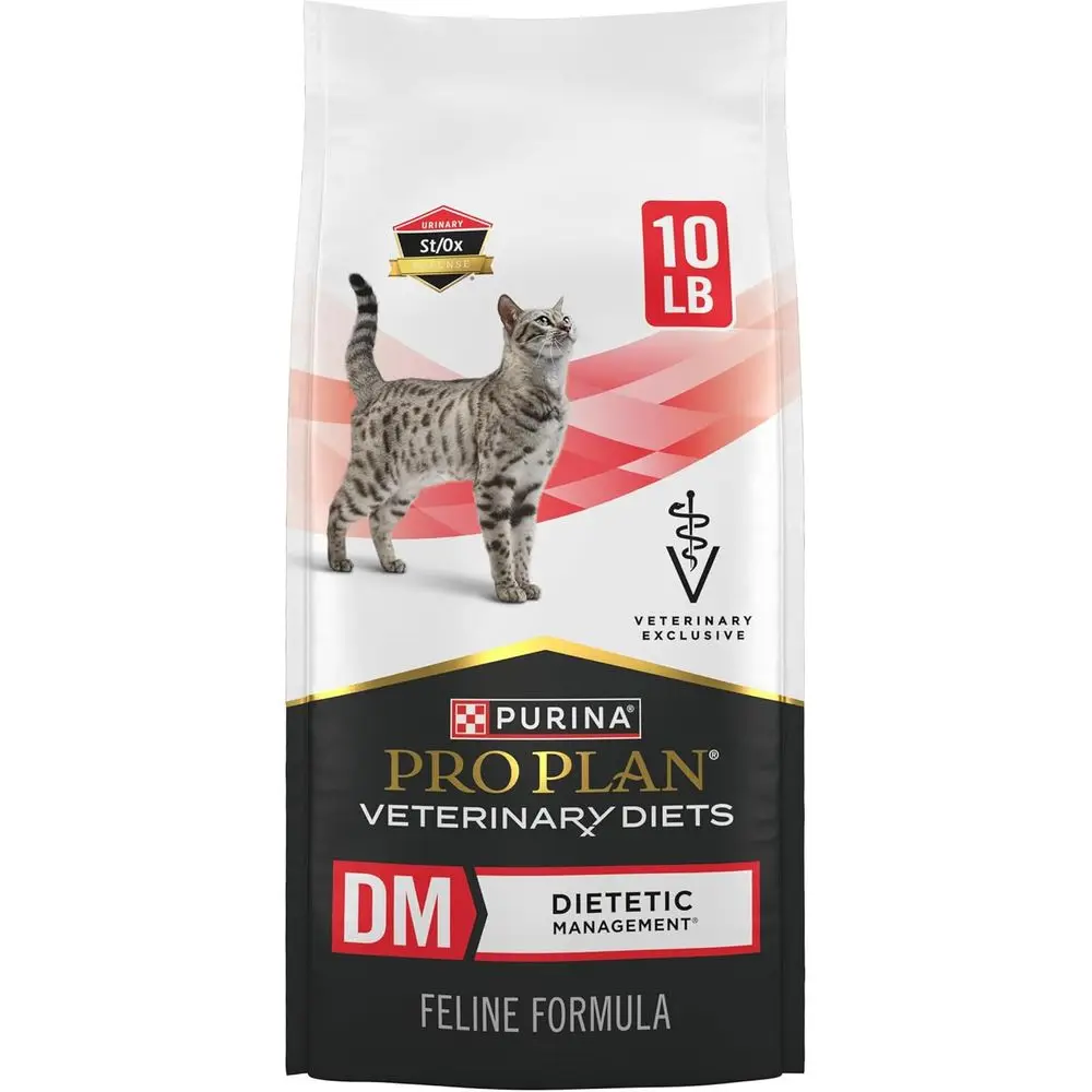 

ina DM Dietetic Management eline ormula Dry Cat ood - 10 lb. Bag