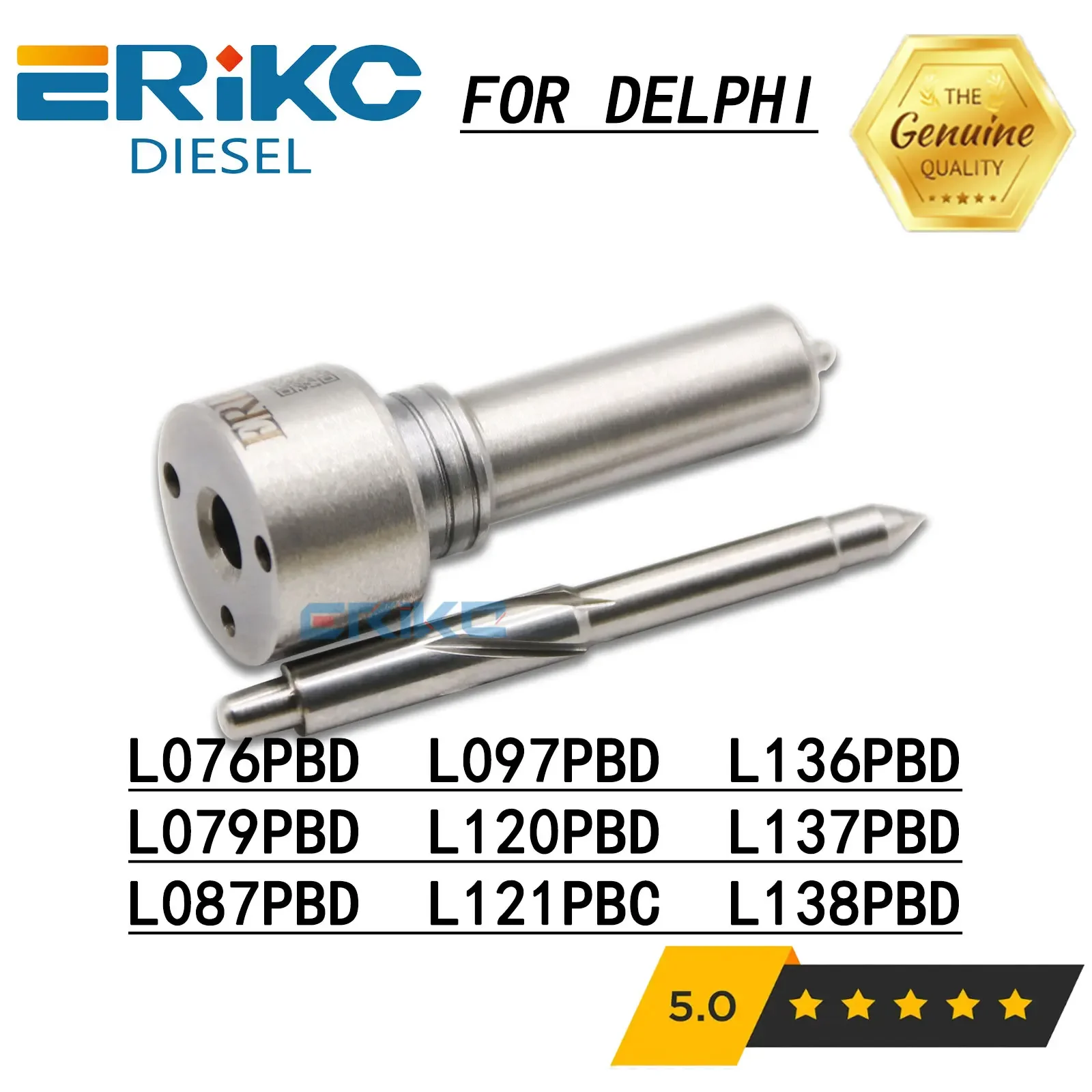 Injection Atomizer L076PBD L097PBD L136PBD L079PBD Diesel Injector Nozzle Tip L120PBD L137PBD L087PBD L121PBC L138PBD for