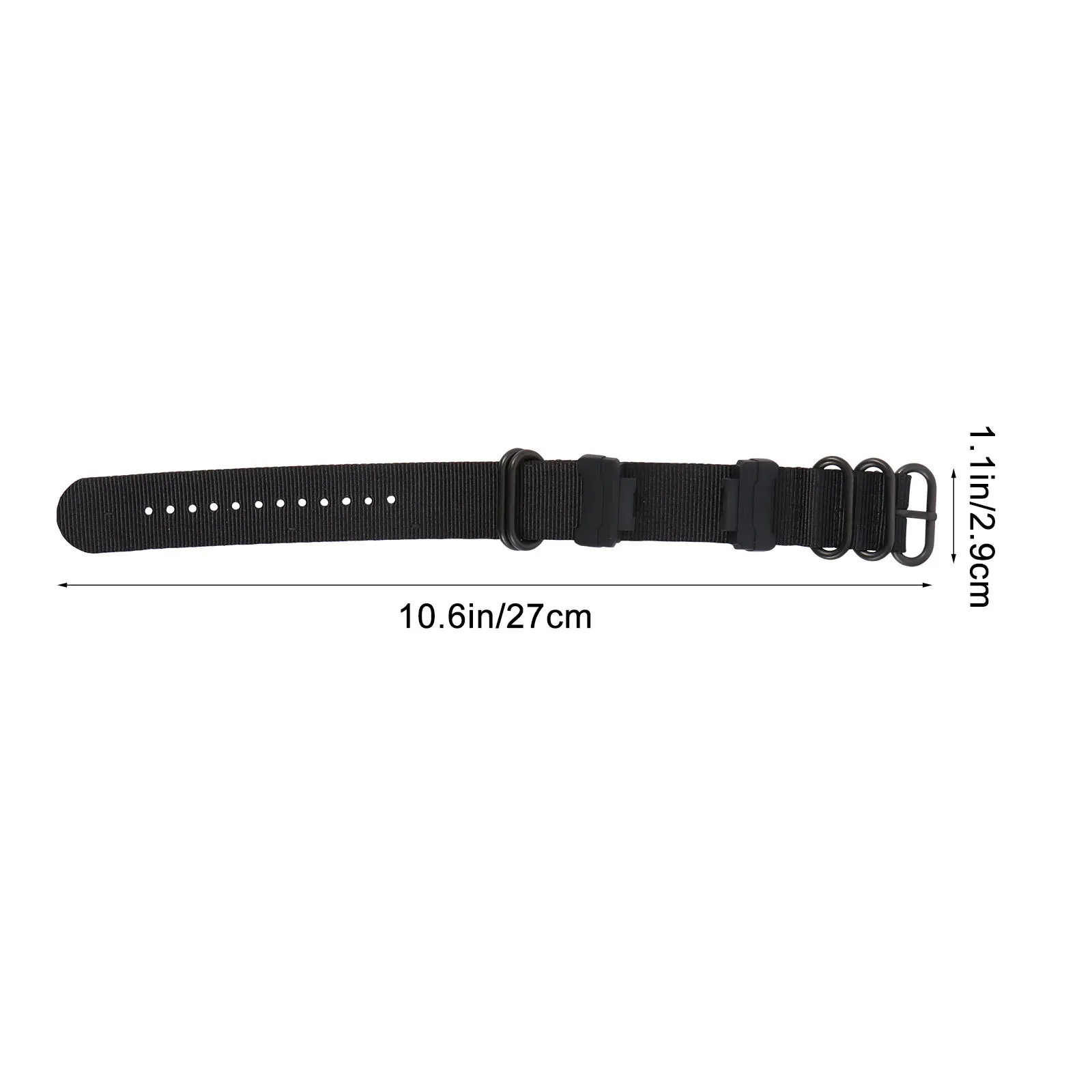 1 conjunto de pulseira de relógio de nylon, durável, macia, ajustável, para relógio inteligente, pulseira de lona, substituição, presente confortável