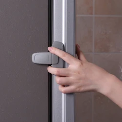 EUDEMON-tope de puerta de refrigerador de seguridad para bebés, cerradura de nevera de una sola puerta, bloqueo de congelador de seguridad para niños, parada de nevera de apertura, 1PC