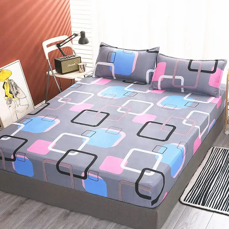 Universal Fitted Mattress Protector Cover for All Bed Types  Anti-Slip Non-Slip Breathable Hypoallergenic Dust Mite Proof