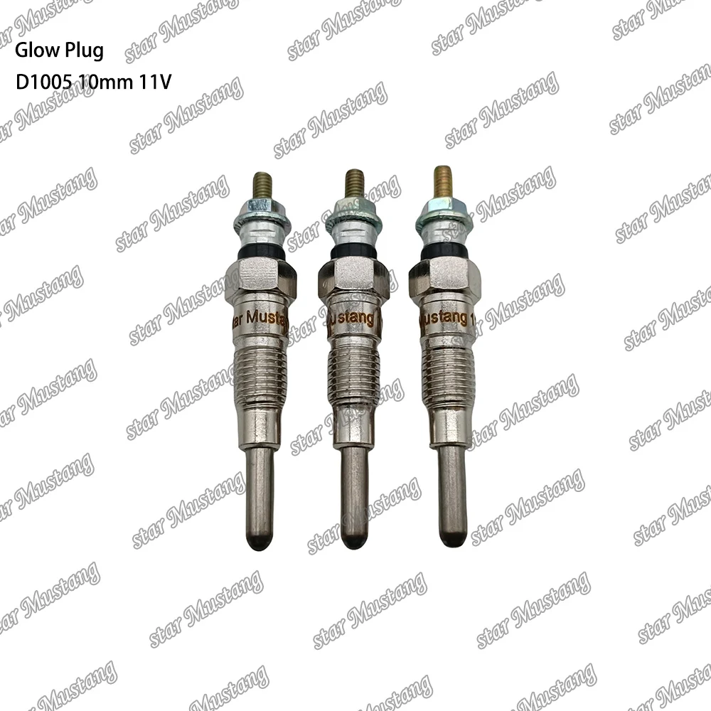 D1005 Glow Plug 10mm 11V Suitable For Kubota Engine Parts